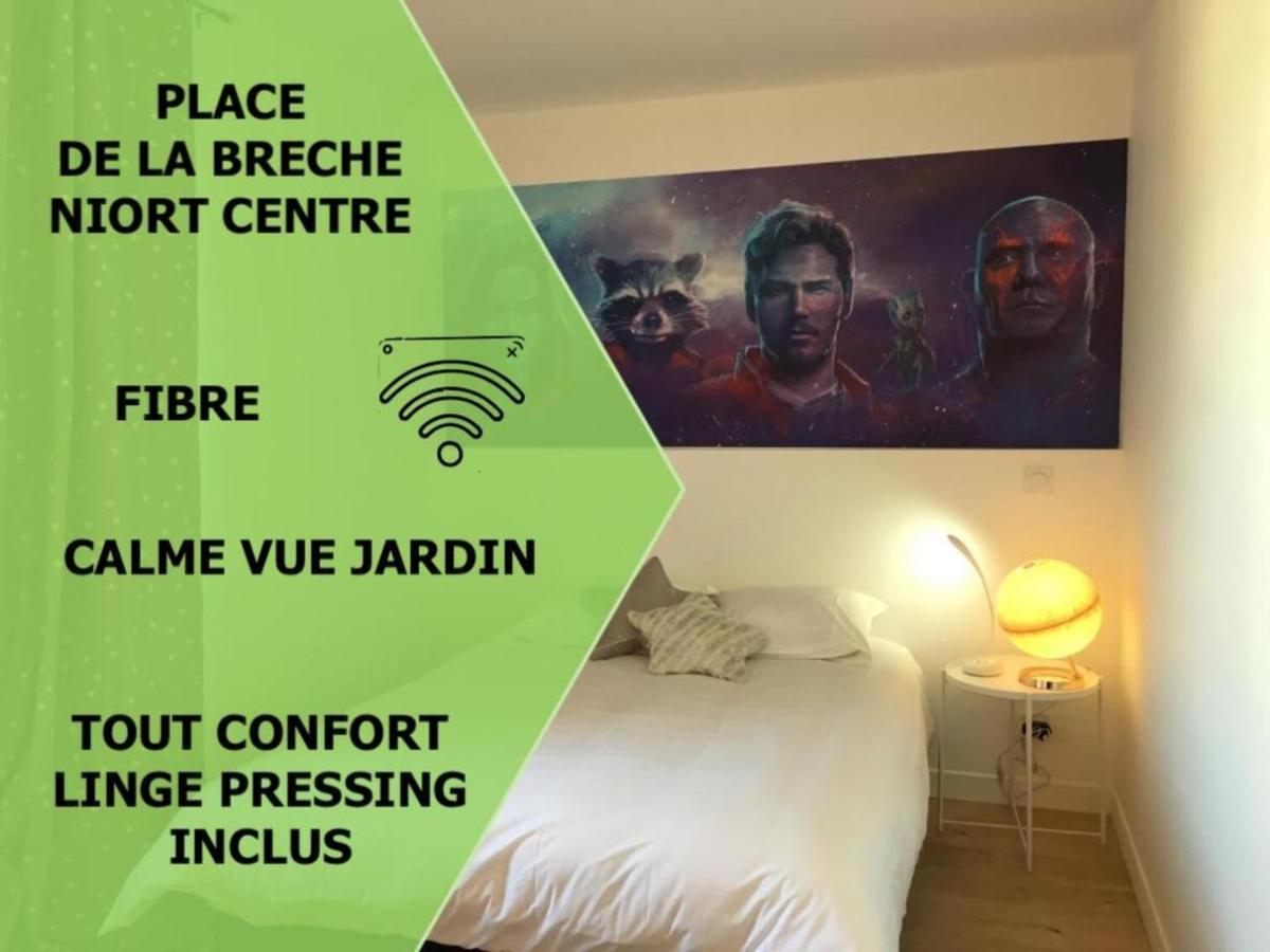 Apartament Le Galaxy Centre La Breche Wifi Calme Vue Jardin Niort Zewnętrze zdjęcie